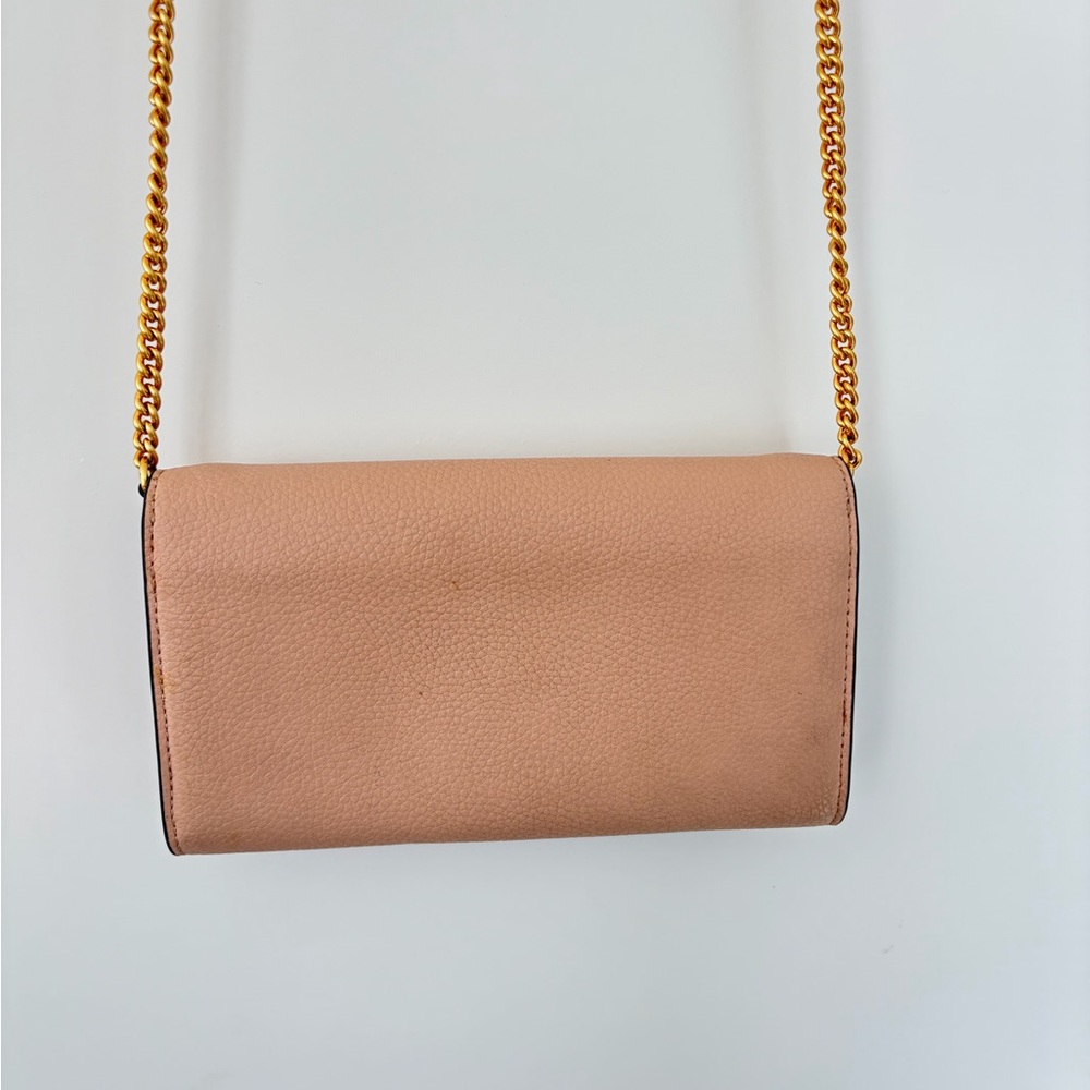 Tory Burch Robinson Wallet Crossbody in Blush - Picture 11 of 11